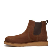 Men's Redwood Edge Chelsea Boot by Timberland – 9 Wide, Leather, Rust Nubuck