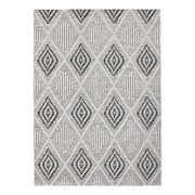 Marion Marko Polyester 8' x 10' Area Rug in Cream by Linon – 0" x 120" (Rectangular), Fabric, Cream, Model CYMX3553