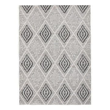 Marion Marko Polyester 8' x 10' Area Rug in Cream by Linon – 0" x 120" (Rectangular), Fabric, Cream, Model CYMX3553