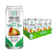 Steaz peach mango / 15.99 Fl Oz (Pack of 12) / 1 Iced Tea