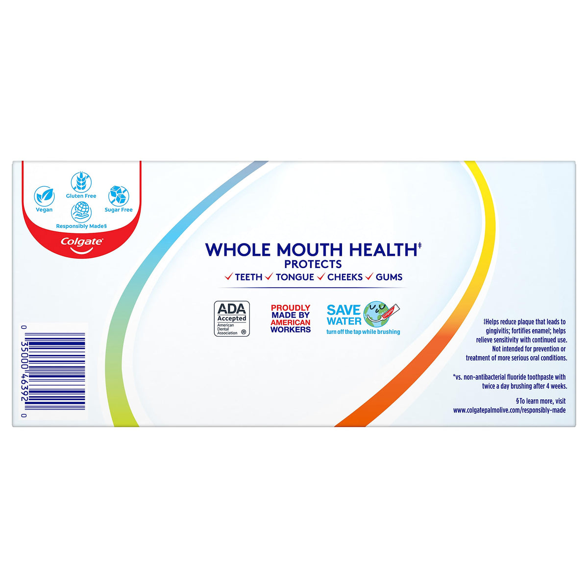Colgate whitening / 4.8 Ounce (Pack of 2) / 1 Toothpaste