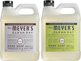 Mrs. MEYER'S CLEAN DAY Hand Soap Refill Scent Variety Pack 2 CT (Lemon Verbena + Lavender)