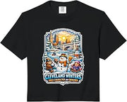 Cleveland Winters Build Character Comfort Colors Crop Top
