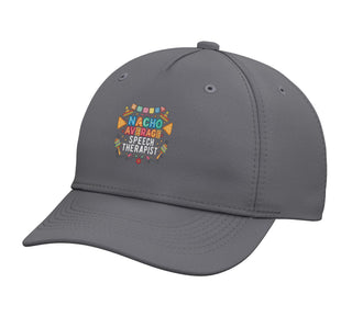 Nacho Average Speech Therapist Funny Fiesta Adjustable Printed Baseball Hat by Cinco de Mayo Mexican Fiesta Designs – Cotton, Slate Grey