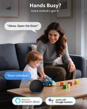 Built-in WiFi Smart Lock + 2 Levels Bundle with Security Video Doorbell Camera by PHILIPS – Pack of 2