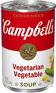 Campbell's Condensed Vegetarian Vegetable Soup, 10.5 oz Can