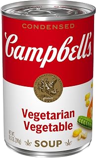 Campbell's Condensed Vegetarian Vegetable Soup, 10.5 oz Can