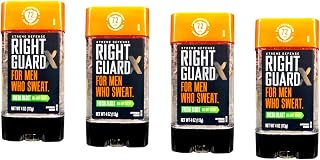 Right Guard Total Defense Anti-Perspirant Deodorant Power Gel Fresh Blast 4 oz (Pack of 4)