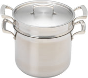 Browne () 9 qt Stainless Steel Double Boiler by Browne Foodservice – 9 Quarts, Stainless Steel, Model 5724068