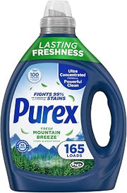 Purex Liquid Detergent, Fresh Mountain Breeze, 82.5 fl oz, 165 Loads