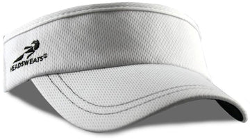 Supervisor Performance Sport Hat Visor (White) by Headsweats – Polyester, White