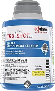 SC Johnson Professional TruShot 2.0 Glass & Multi-Surface Cleaner Mobile Dispensing System, 9 fl. oz. Cartridge Cleaning Concentrate Solutions, for Professional Use Only