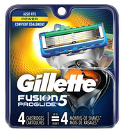 Mens Proglide Cartridge 4 Count (3 Pack) by Gillette – 4 Count (Pack of 3), Pack of 3, Model 30253