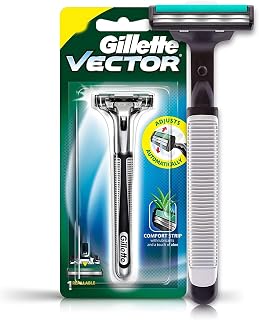 Red Gillette Vector Plus Razor Blade
