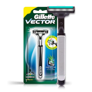 Red Plus Razor Blade by Gillette – 1 Count (Pack of 1), Acrylonitrile Butadiene Styrene, Red, Model Vector