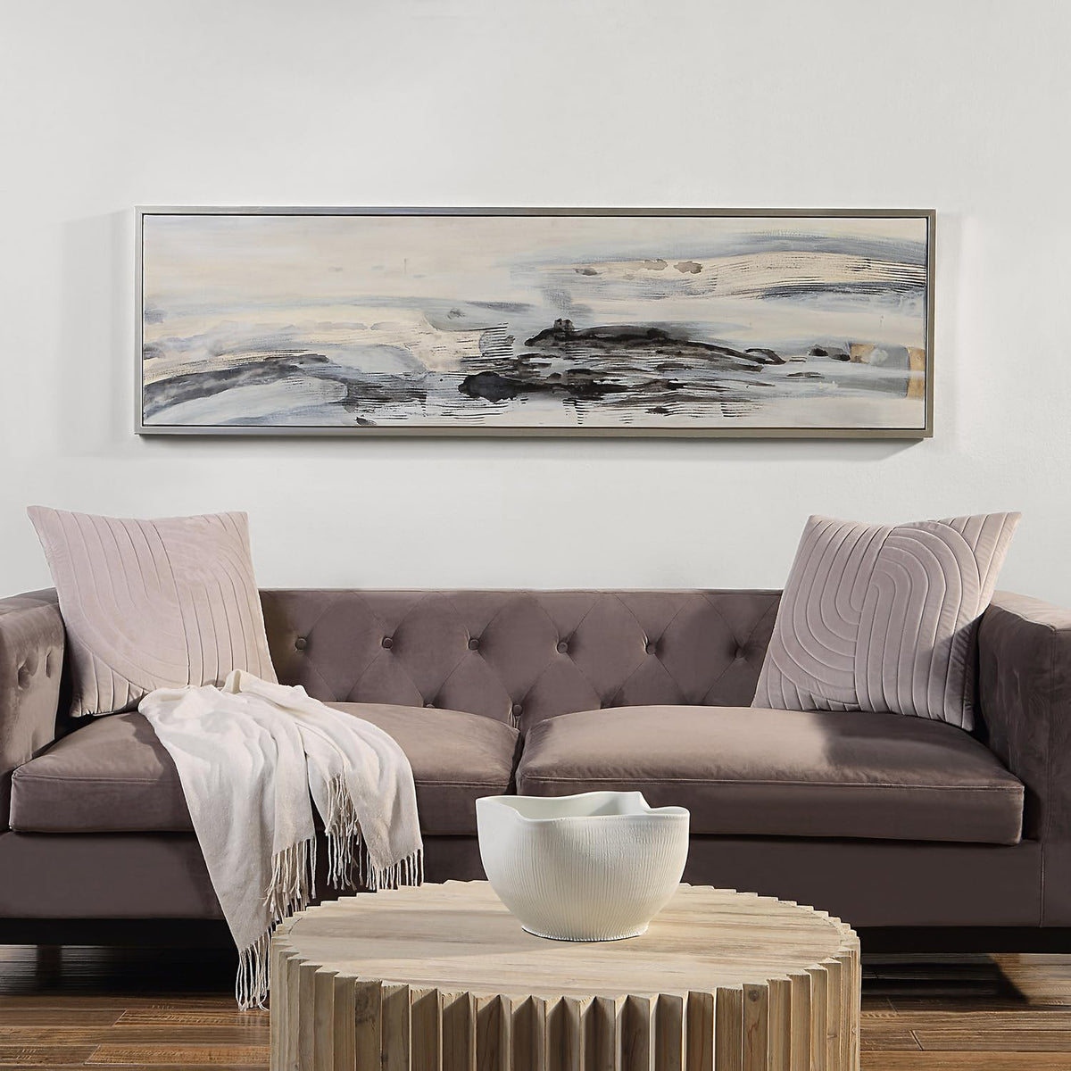 Renwil Gatwick 70" Wide Canvas Art by Ren-Wil – 70"L x 20"W, Canvas, Model OL2075