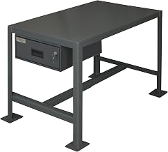 Durham MTD182442-2K195 Medium Duty Machine Table, Drawer, Gray