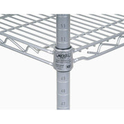Chrome Wire Shelving by Nexel – 72" W x 18" D x 74" H, Alloy Steel, Chrome, Model 188426