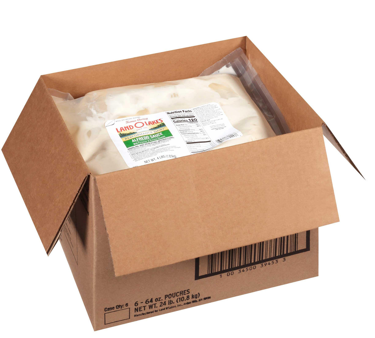 Sauce Alfredo by Land O Lakes – 24.13 cm x 23.368 cm x 29.21 cm, Pack of 6