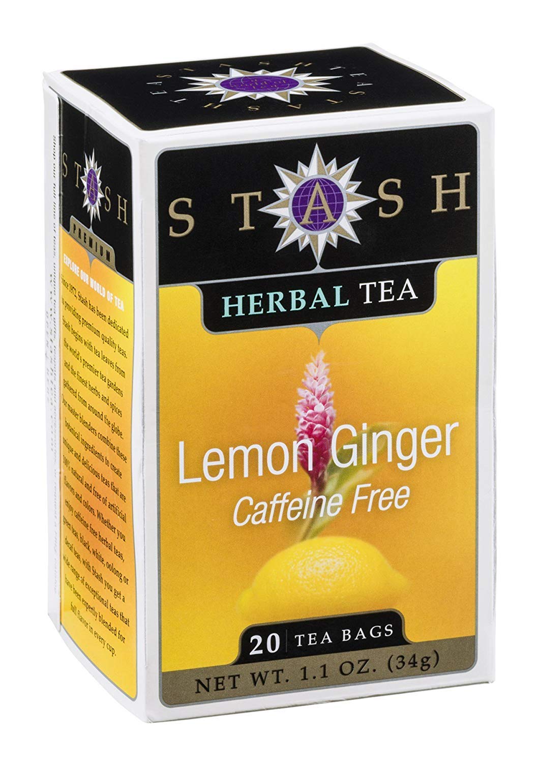 Tea Lemon Ginger (Pack of 5) by Stash –