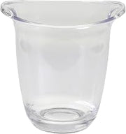 Tablecraft PB5119 Wine Bucket, 2-3/4 qt. Capacity, 8-5/8" x 7-1/2" x 9", SAN Plastic, Clear