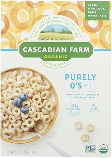 Cascadian Farm Organic Cereal Purely O's 8.60 Ounces (Case of 12)