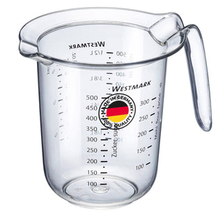 Measuring Jug by Westmark – 0.5 liters, Plastic, Clear, Model 30642270