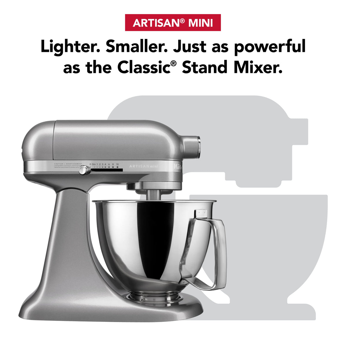 KitchenAid Contour Silver / Stand Mixer + Chopper, Contour Silver / 3.5_cup Stand Mixers
