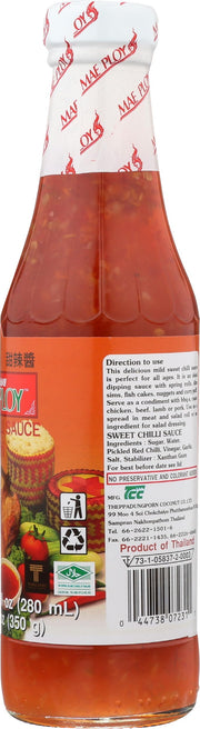 Sauce Chili Sweet, 10 Fl Oz by Mae Ploy – 12 oz x 12, Model 00222272