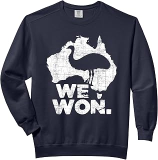 We Won - Great Emu War Australian History Emu Lover Comfort Colors Adult Sweatshirt