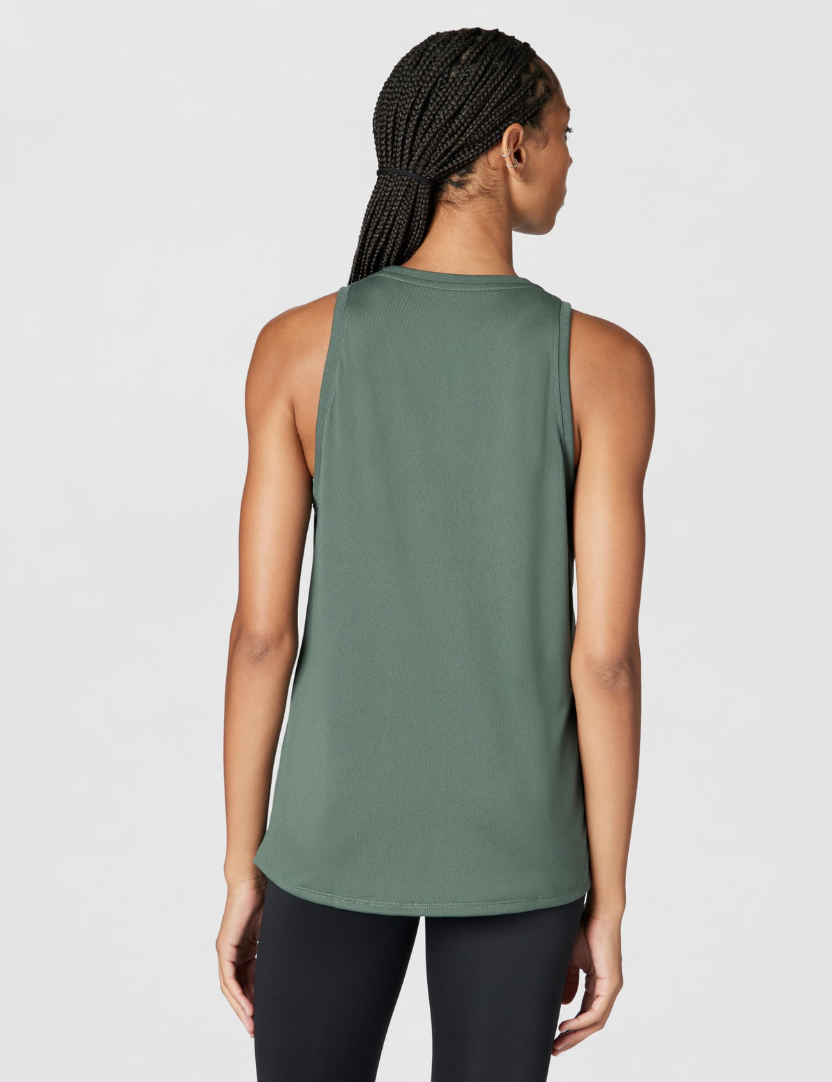 Women's Dri-FIT Legend Training Tank by Nike – Polyester, Camo Green/White, Model DX0701