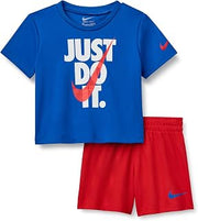 Nike Baby Boys' Dri-FIT Just Do It T-Shirt and Mesh Shorts 2-Piece Outfit Set