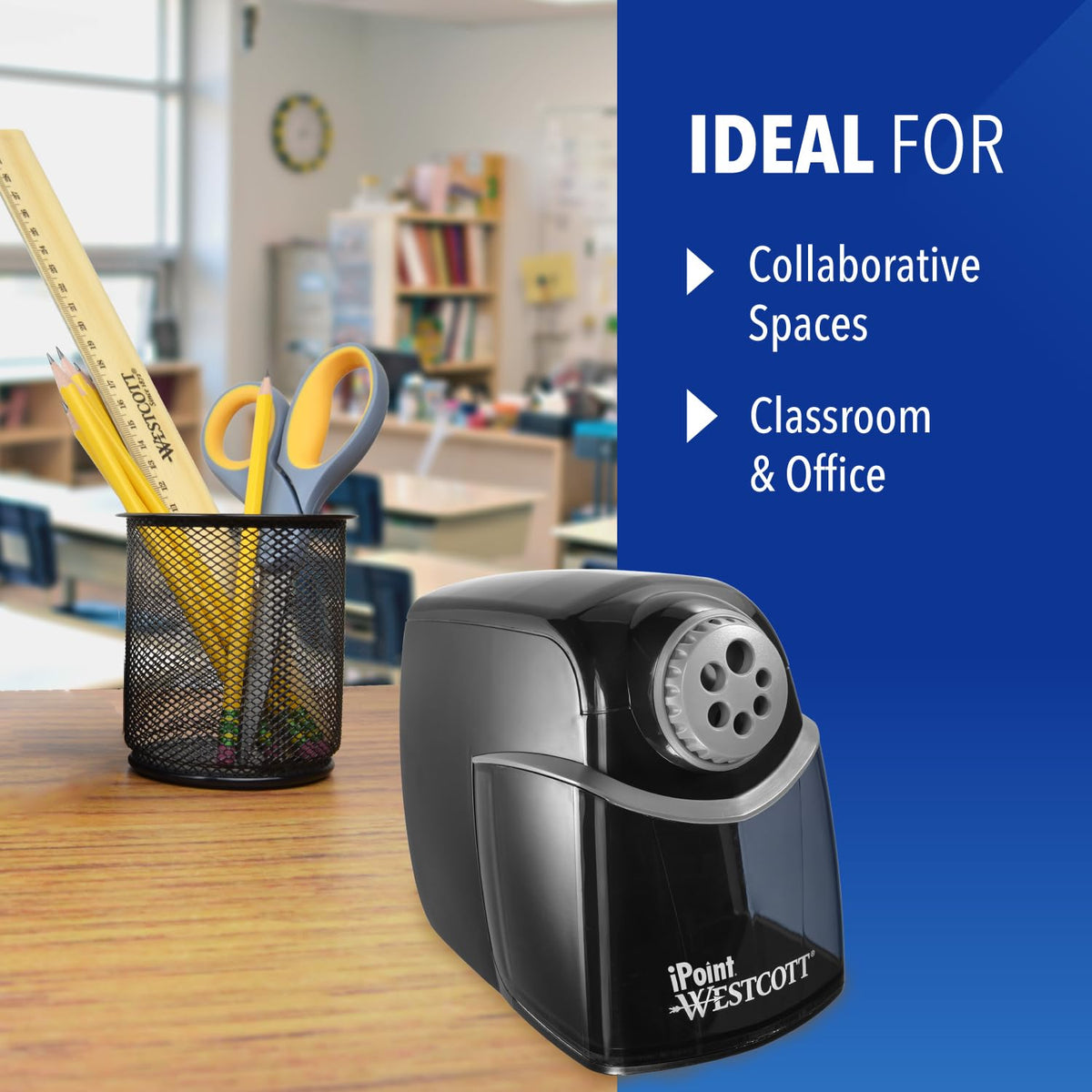 Westcott Black / Pack of 1 / iPoint Pencil Sharpeners