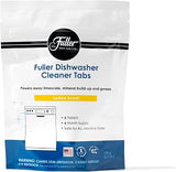 Fuller Brush Fuller Dishwasher Cleaner Tabs – Lemon Scent – Eliminates Limescale, Grease & Odors – Septic Safe, Compatible with All Dishwasher Types – (Pack of 1)