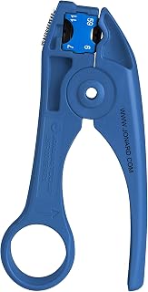 Jonard Tools UST-125 COAX Stripping Tool for RG59, RG6, N48, RG7, RG11 Cables with Cable Stop
