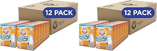 Arm & Hammer Baking Soda Fridge-n-Freezer Odor Absorber, Orange 14 oz, Pack of 24