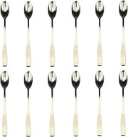 Mikasa Satin Loft 18/10 Stainless Steel Iced Beverage Spoon (Set of Twelve)