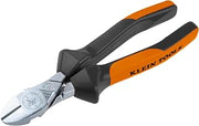 KLEIN TOOLS HD220160EINS Power Side Cutters 160 mm | Heavy Duty with Power Joint up to 20% Force Saving | VDE 1000 V AC Insulated | For Soft, Hard and Piano Wire | Made in Germany
