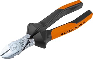 KLEIN TOOLS HD220160EINS Power Side Cutters 160 mm | Heavy Duty with Power Joint up to 20% Force Saving | VDE 1000 V AC Insulated | For Soft, Hard and Piano Wire | Made in Germany