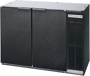 Beverage-Air BB48Y1B 48" Back Bar Cooler with 12.1 Cu. Ft. Capacity Heavy Duty Construction LED Lighting Standard R134a Refrigerant Self-Closing Doors with Gaskets and 1/4 HP:
