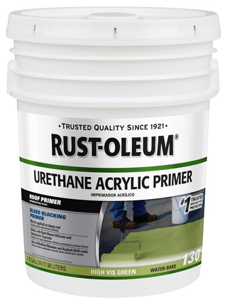 130 Urethane Acrylic Primer High Vis Green by Rust-Oleum – 608 Fl Oz (Pack of 1), High Vis Green, Model 364544