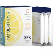 Douglas 20-Count Lemon 13.2 Gal Trash Bags by happimess – 60 Count (Pack of 1), 13.2 gallons, Medium Density Polyethylene, White (Lemon Scented), Model HPM3100C-WHITE