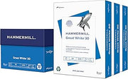 Hammermill Printer Paper, Great White 30% Recycled Paper, 8.5 x 11 - 3 Ream (1,500 Sheets) - 92 Bright, Made in the USA