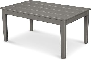 Polywood Newport 22" x 36" Coffee Table, Slate Grey