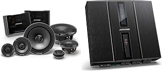 Alpine HDP-D90 Alpine Status 12-Channel DSP Amp w/HDZ-653 Status Hi-Res Series 6-1/2" 3-Way Component System