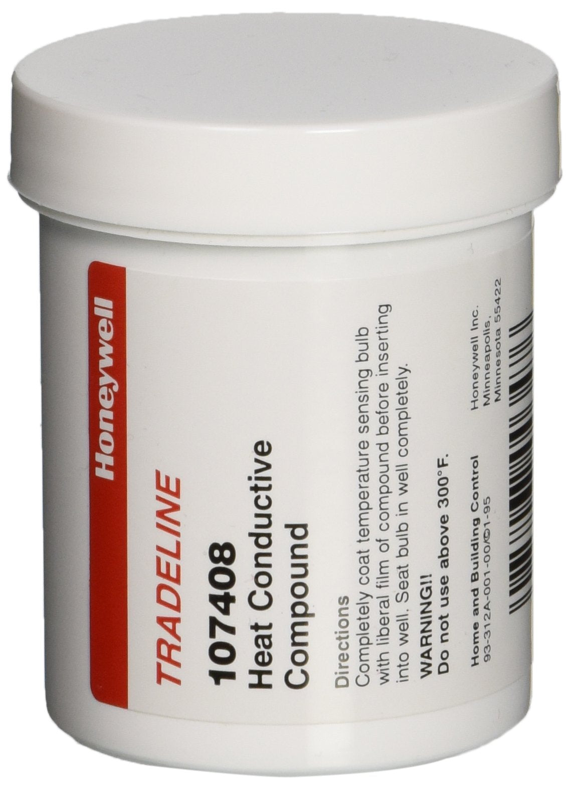 107408 HEAT CONDUCTIVE COMPOUND 4 OZ. HEAT CONDUCTIVE COMPOUND 4 OZ. by Honeywell – 30 x 8 x 6 inches