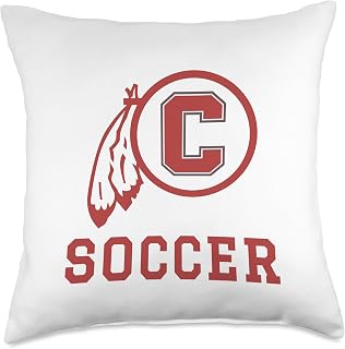 Carlisle High School Blue Aces Soccer Throw Pillow