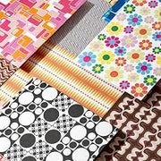 Roylco Retro Pop Craft Paper, 32 Double-Sided Sheets in 16 Retro 60s Designs, Acid-Free Scrapbook Paper for Collage, Card Making & Craft Activities in Classrooms & Homes