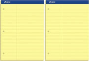 Ampad 20245 Double Sheets Pad, Law Rule, 8 1/2 x 11 3/4, Canary, 100 Sheets (Pack of 2)