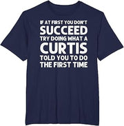 Curtis Funny Surname Family Tree Birthday Reunion Idea T-Shirt